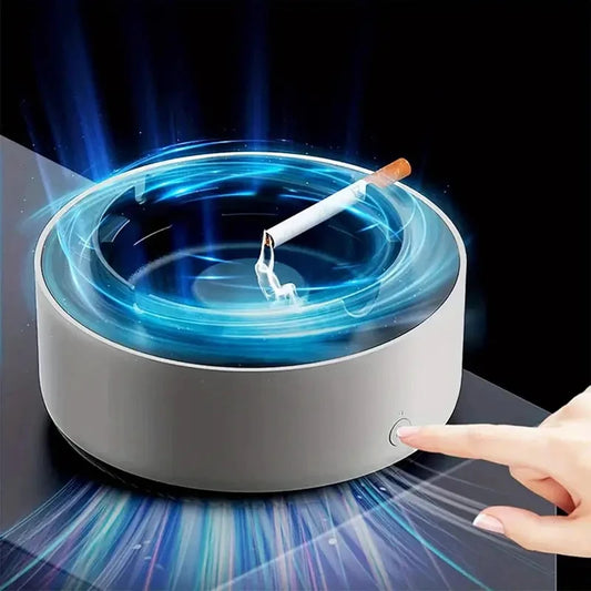 2-in-1 Intelligent Smoke-free Ashtray, Instantly Eliminates The Smell Of Second-hand Smoke, Does Not Include Batteries,