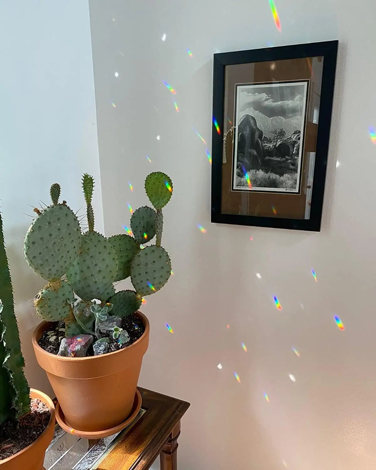 2 Inch Clear Crystal Heart Prism Pendant Suncatcher