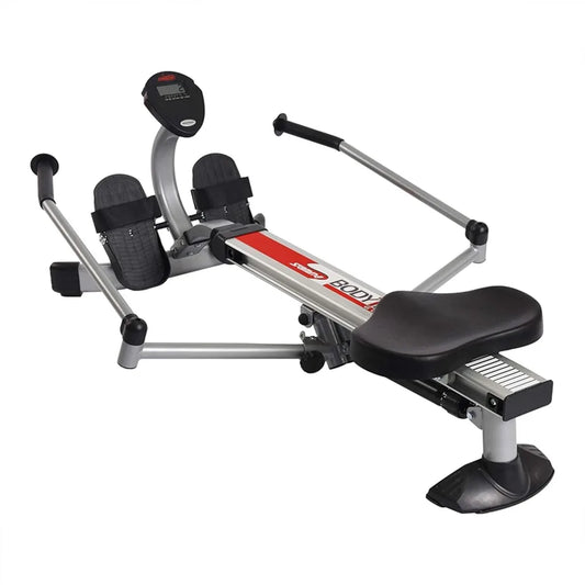 BodyTrac Glider Hydraulic Rowing Machine: Build Stamina with Cylinder Resistance,