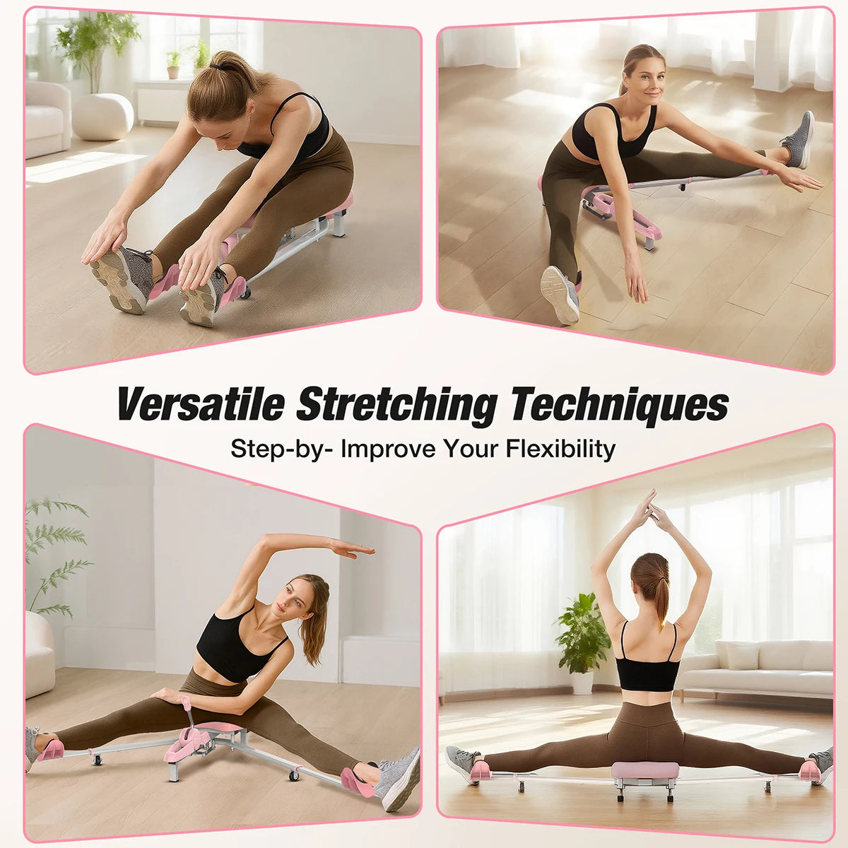 Adjustable Split Machine Leg Stretcher for Flexibility for Ballet Yoga Gymnastics 0-190°
