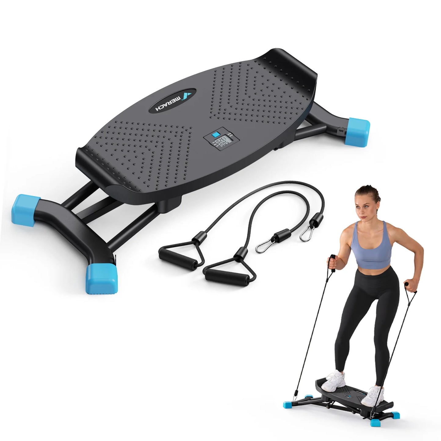 Simulated Ski Training Machine: Leg Exercise Cardio Fitness Full Body Aerobic Exercise Equipment