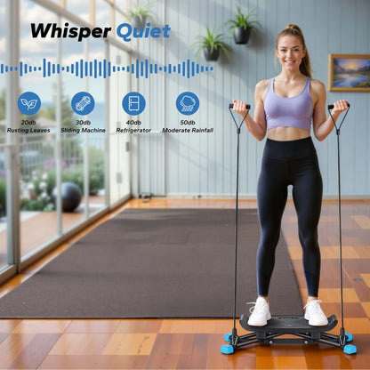 Simulated Ski Training Machine: Leg Exercise Cardio Fitness Full Body Aerobic Exercise Equipment