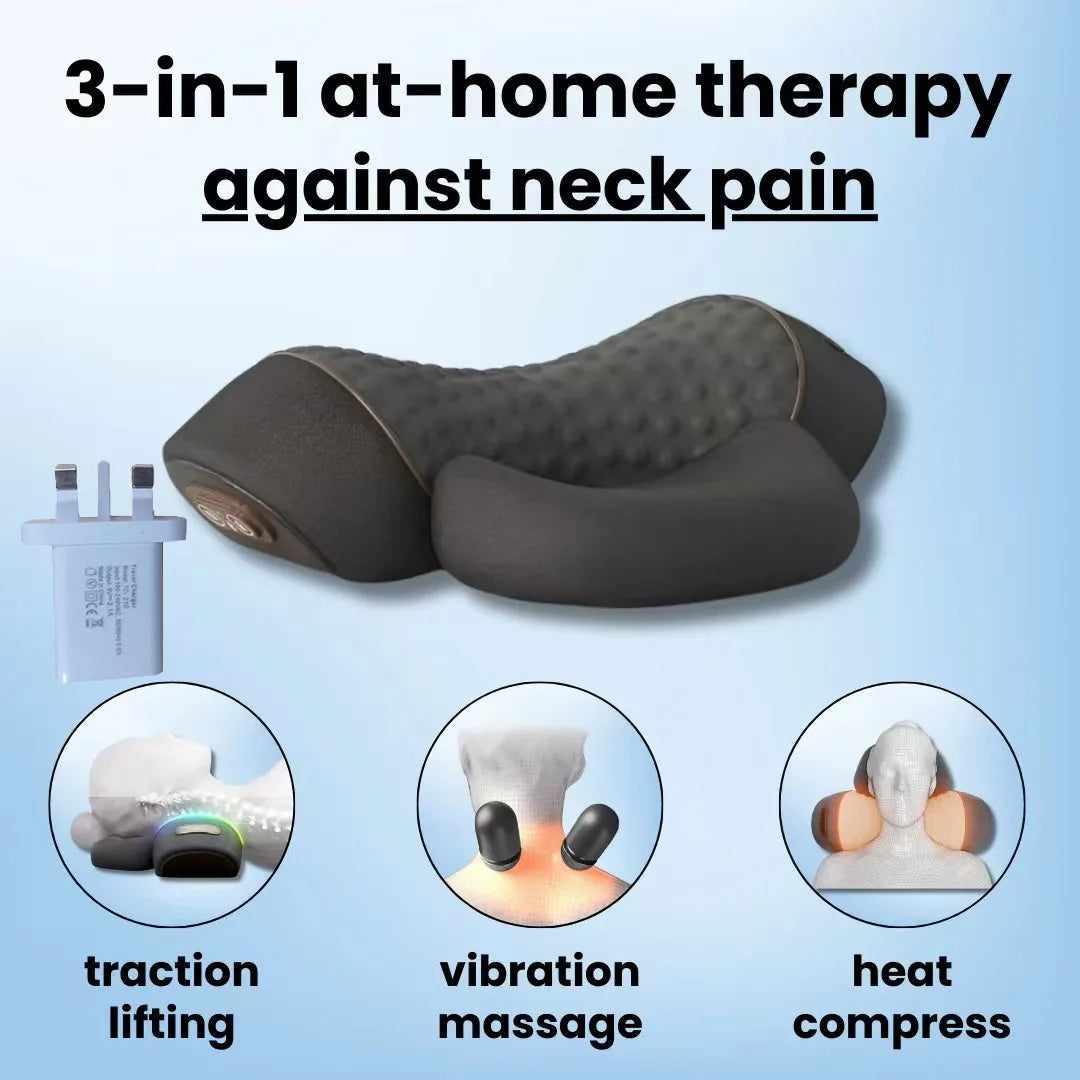 Heat, Traction, Vibration Neck Massager