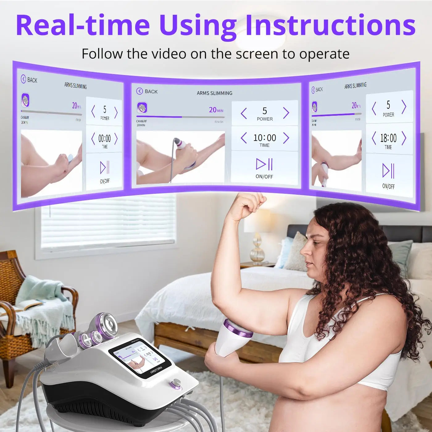 Ultrasound Facial Lifting body shaping massage home appliance equipment