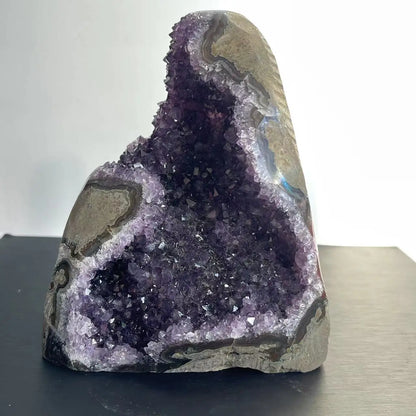Natural Amethyst Crystal Cluster Healing Mineral Ore Purple Cornucopia Feng Shui Stone