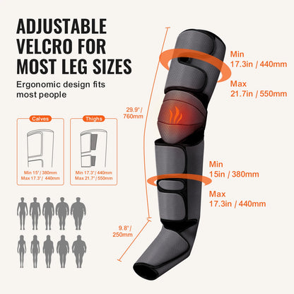 Air Compression Full Leg Massager for Circulation/ Swelling