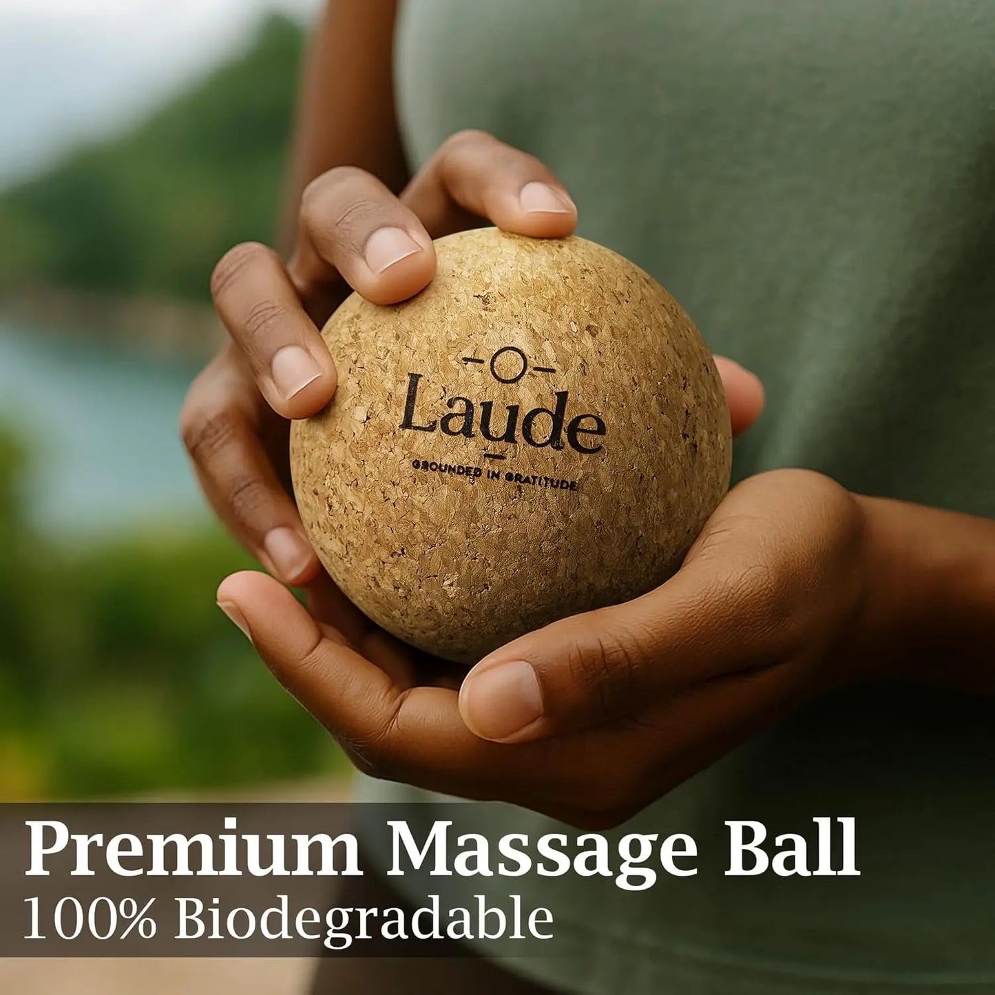 Eco-Friendly Non-Slip Cork Yoga Mat, Thick Cushioning, Alignment Lines