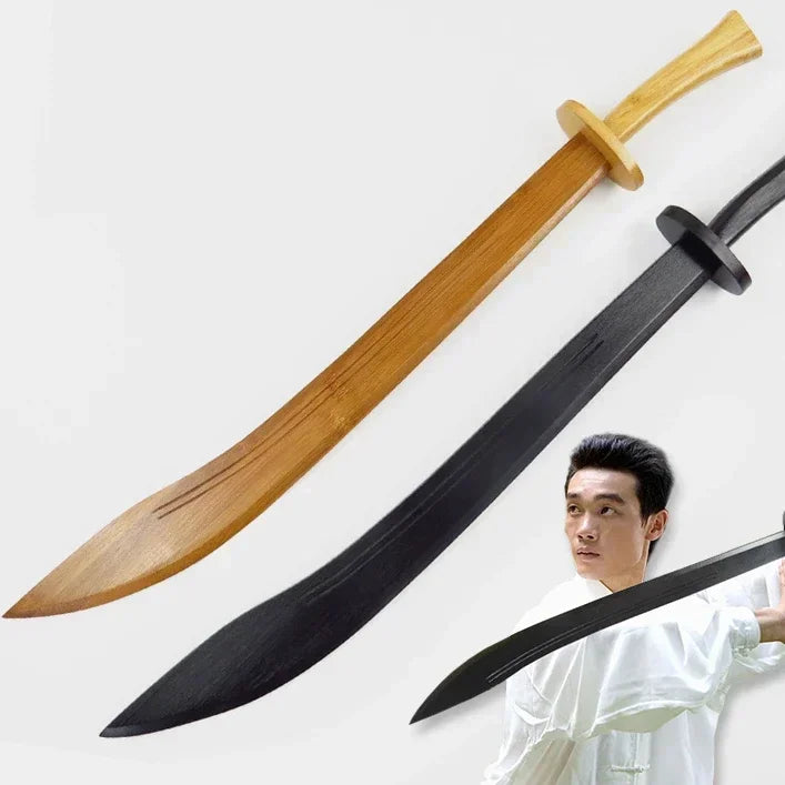 Bamboo Ancient Martial Arts Practice Knife