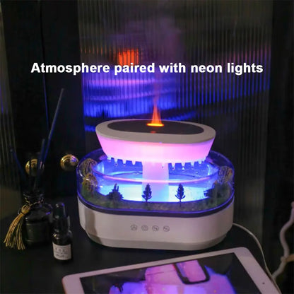 Rain Clouds Aroma Essential Oil Diffuser Raindrops Air Humidifier