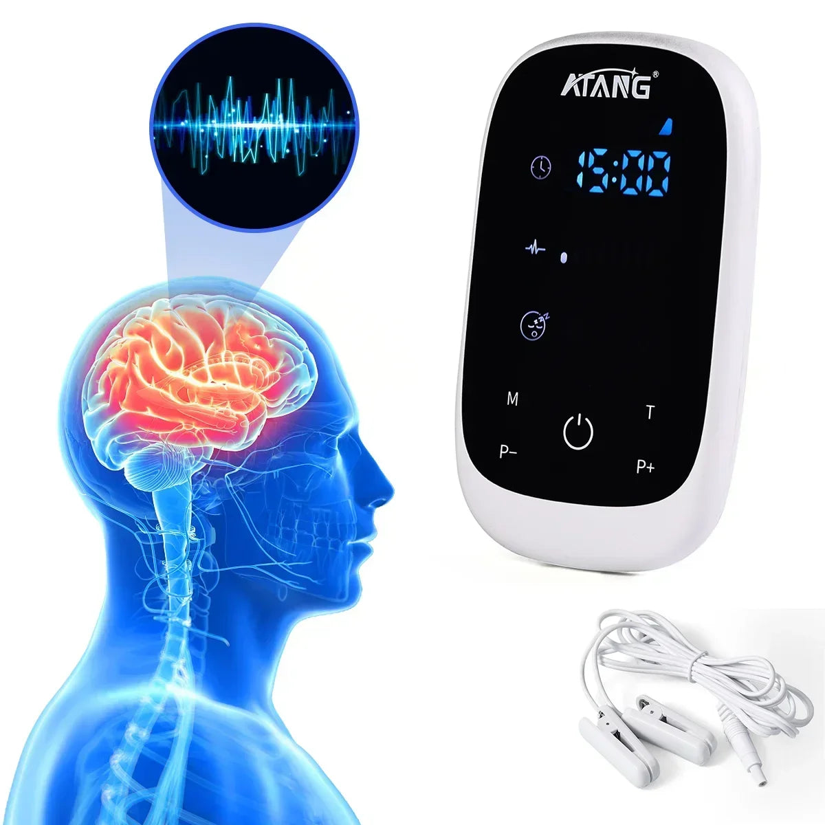 CES Stimulation Therapy Ear Clip Sleep Aid