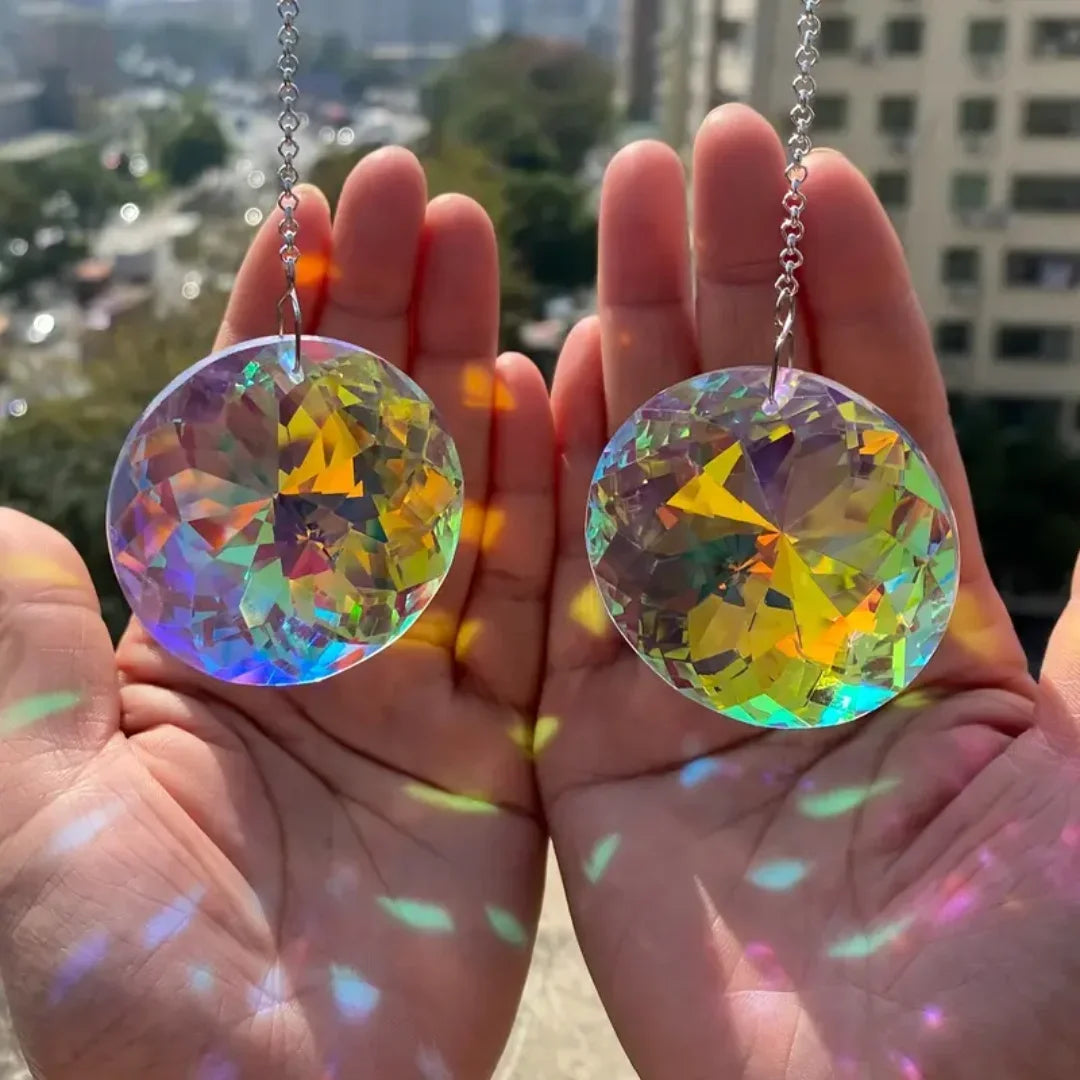 Hanging Sun Catchers, Glass Prism Rainbow Makers