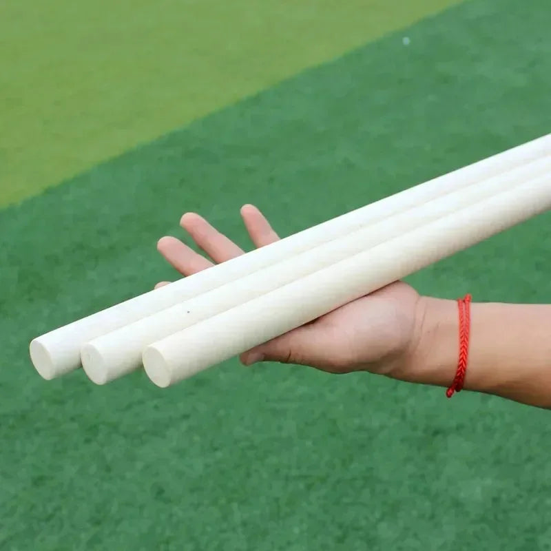 White Wax Martial Arts Tai Chi Solid Wooden Stick
