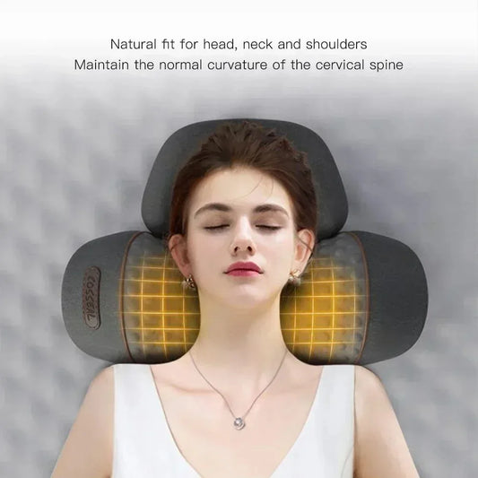 Electric Vibration Massager Neck Traction Pillow