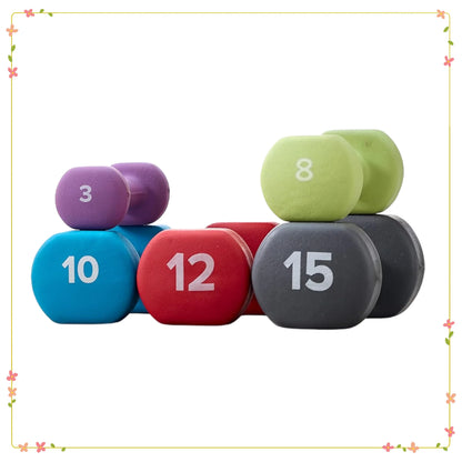 Neoprene Coated Exercise & Fitness Dumbbell for Home Gym Equipment