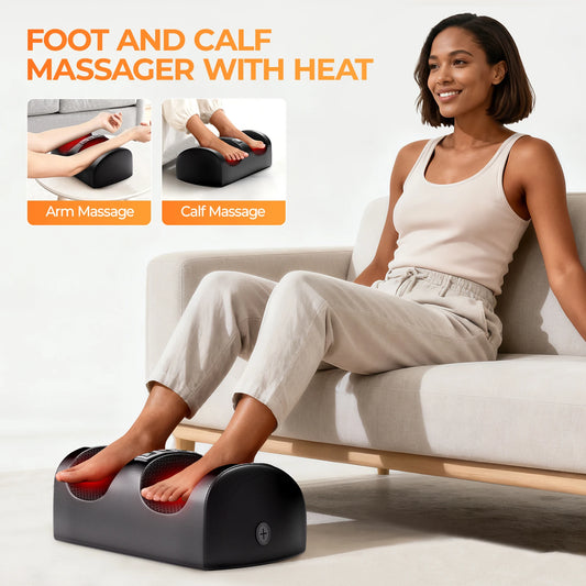 Shiatsu Full Body Massage Mat with Heat, 10 Vibrating Motors, 9 Intensity Levels, Relax at Home Office