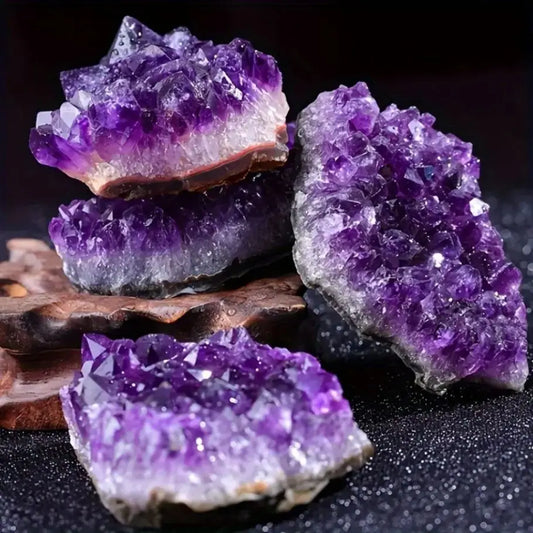 Natural Amethyst Ore Stone Cluster