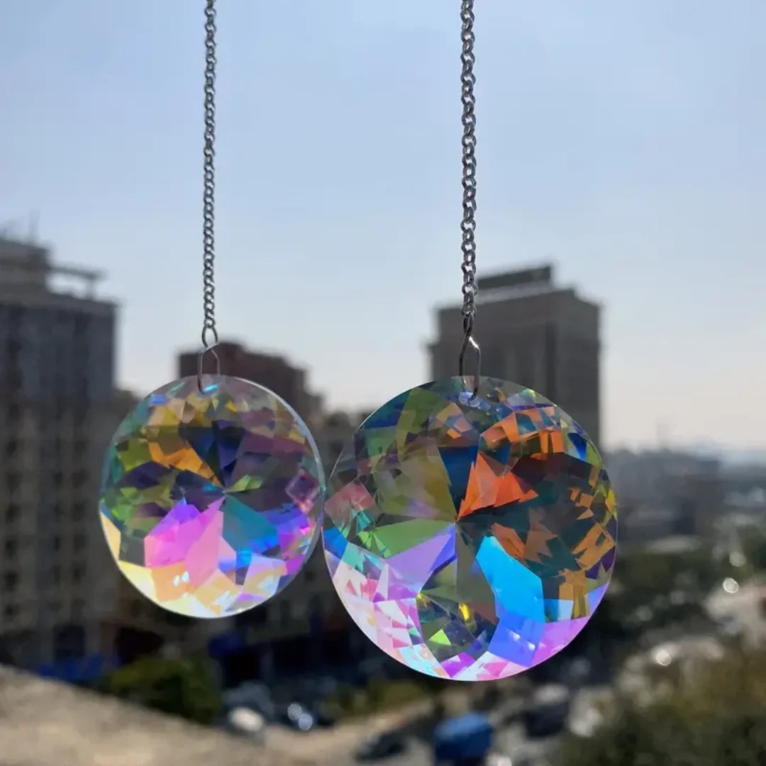 Hanging Sun Catchers, Glass Prism Rainbow Makers