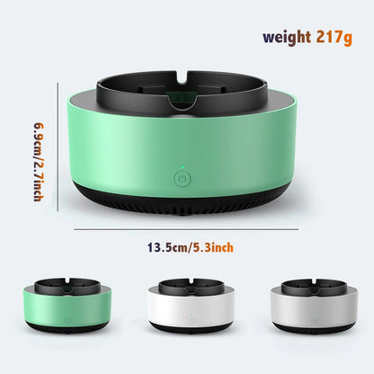 2-in-1 Intelligent Smoke-free Ashtray, Instantly Eliminates The Smell Of Second-hand Smoke, Does Not Include Batteries,