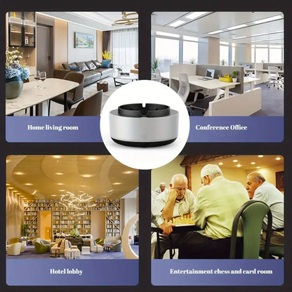 2-in-1 Intelligent Smoke-free Ashtray, Instantly Eliminates The Smell Of Second-hand Smoke, Does Not Include Batteries,