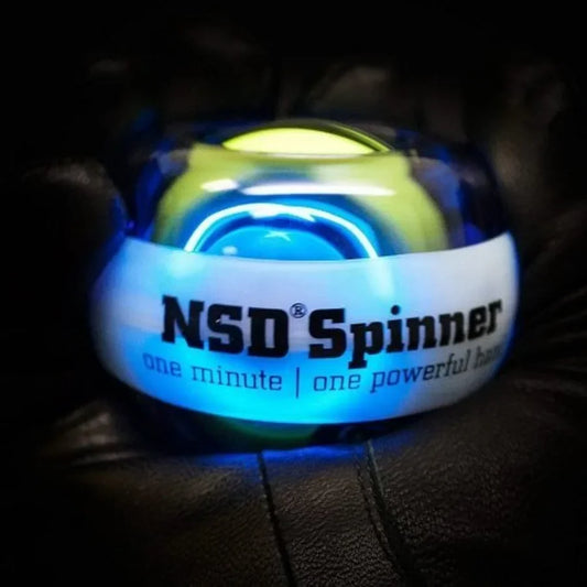 Auto-Start Spinner Gyro Ball – Premium hand strengthener and wrist exerciser for grip strength training