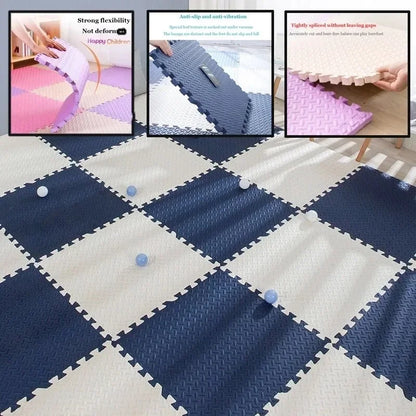 High-density EVA Foam Mat Kids Floor Padding Waterproof Workout Mats Non-Slip Splicing Rugs