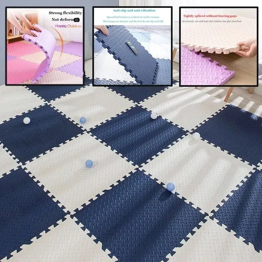 High-density EVA Foam Mat Kids Floor Padding Waterproof Workout Mats Non-Slip Splicing Rugs