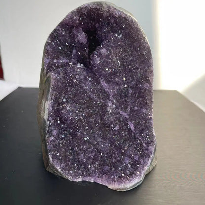 Natural Amethyst Crystal Cluster Healing Mineral Ore Purple Cornucopia Feng Shui Stone