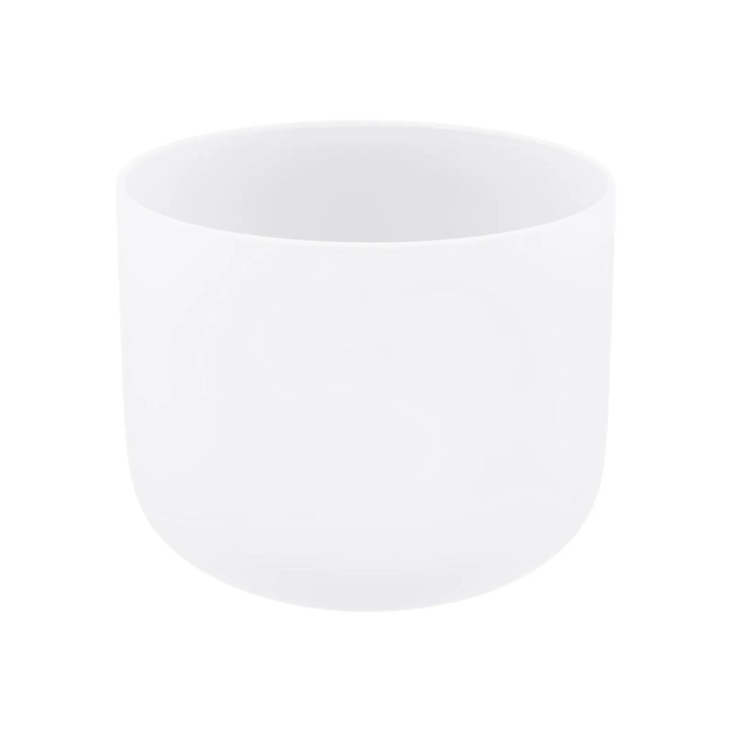 8 Inch Frosted Quartz Crystal Singing Bowl