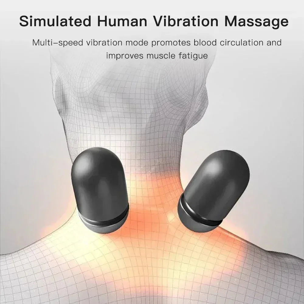 Electric Vibration Massager Neck Traction Pillow