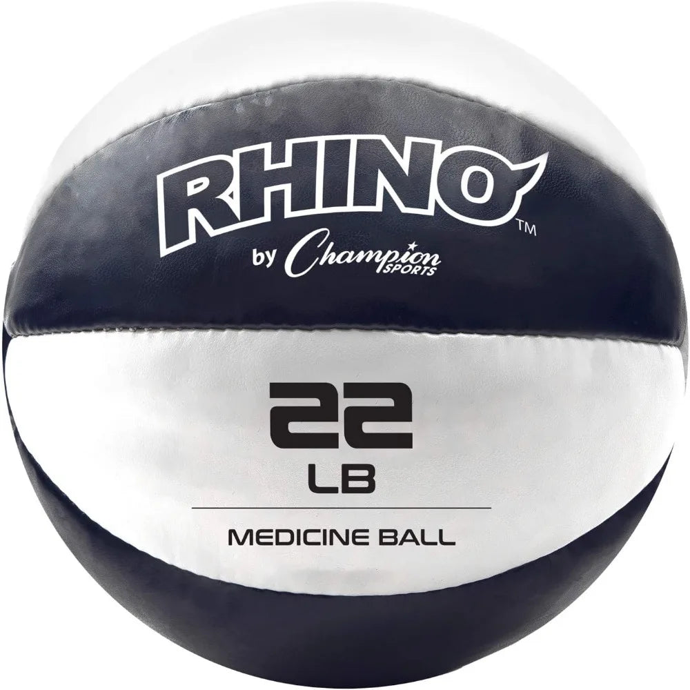 Premium Leather Medicine Balls for Weight Training, Stability & Core Workouts