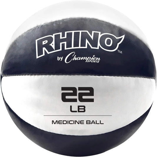 Premium Leather Medicine Balls for Weight Training, Stability & Core Workouts