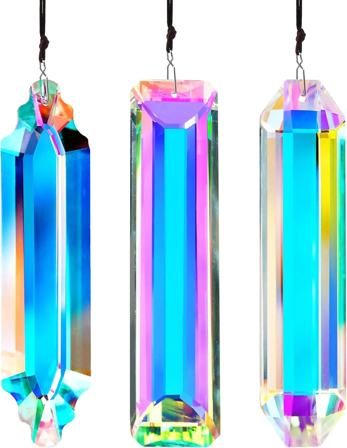 3PCS Crystal Suncatcher Colored Rainbow Maker