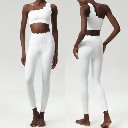 Two Piece Yoga Fitness Workout Set: Stretchy Breathable Quick-Dry