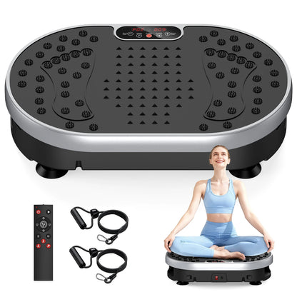 Vibration Plate Exercise Machine 120 Speed Levels 9 Preset Programs