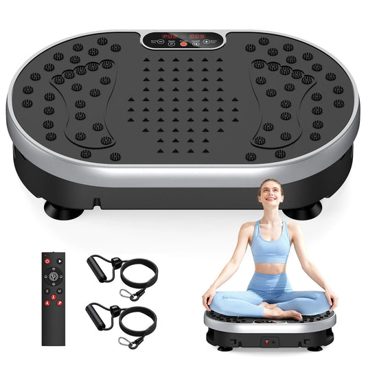 Vibration Plate Exercise Machine 120 Speed Levels 9 Preset Programs