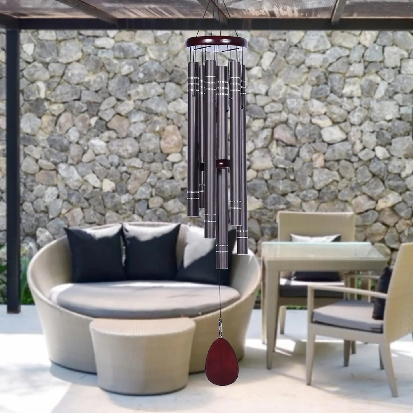 Deep Tone Memorial Wind Chime for Loved Ones, Sympathy Gift for Garden and Patio Decor