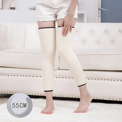 Winter Knee Pads Thick Cotton Leggings