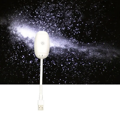 Cool White Dimmable Night Sky Projection Lamp Showing Galaxy Stars