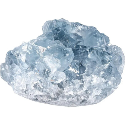 Large Natural Rough Mineral Sky Blue Geode Celestite Crystal Cluster For Healing