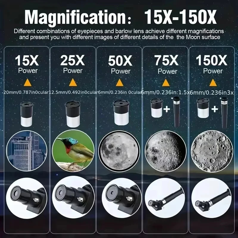 Professional Astronomical Telescope F30070 High Magnification For Stargazing Bird Watching