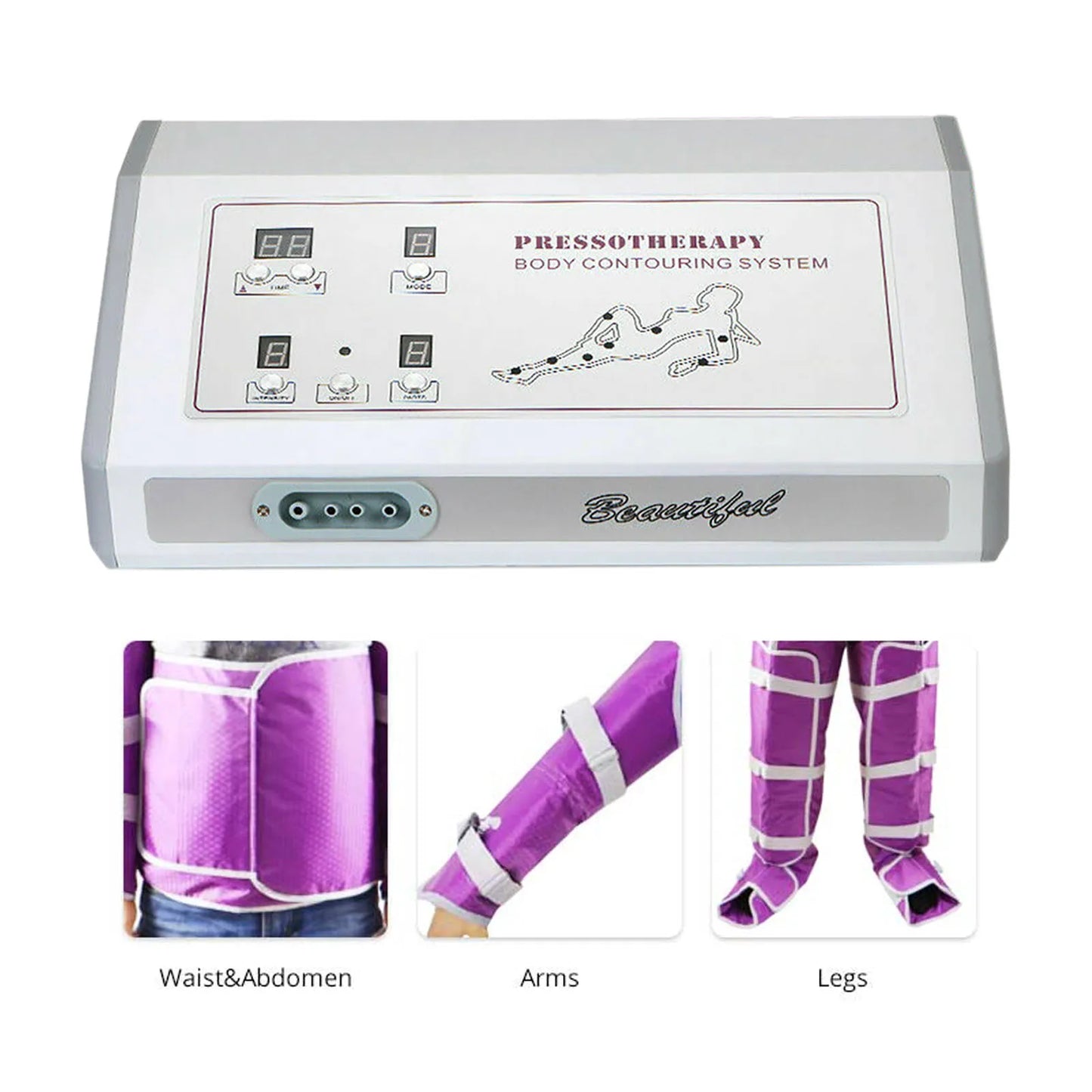 Pressotherapy Air Pressure Slimming Suit, Leg Foot Ankles Detoxification/Beauty Massager