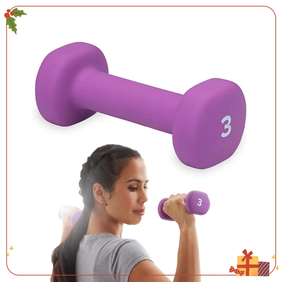 Neoprene Coated Exercise & Fitness Dumbbell for Home Gym Equipment