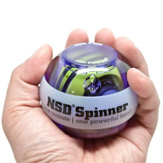 Auto-Start Spinner Gyro Ball – Premium hand strengthener and wrist exerciser for grip strength training