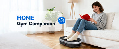 Vibration Plate Exercise Machine 120 Speed Levels 9 Preset Programs