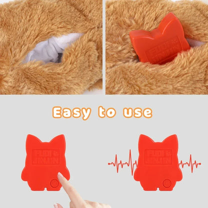 Soft Plush Puppy Toys with Heartbeat Dog Calming Aid Pet Separation Stress Relief Sleep Partner Behavior Support Toy for Dogs