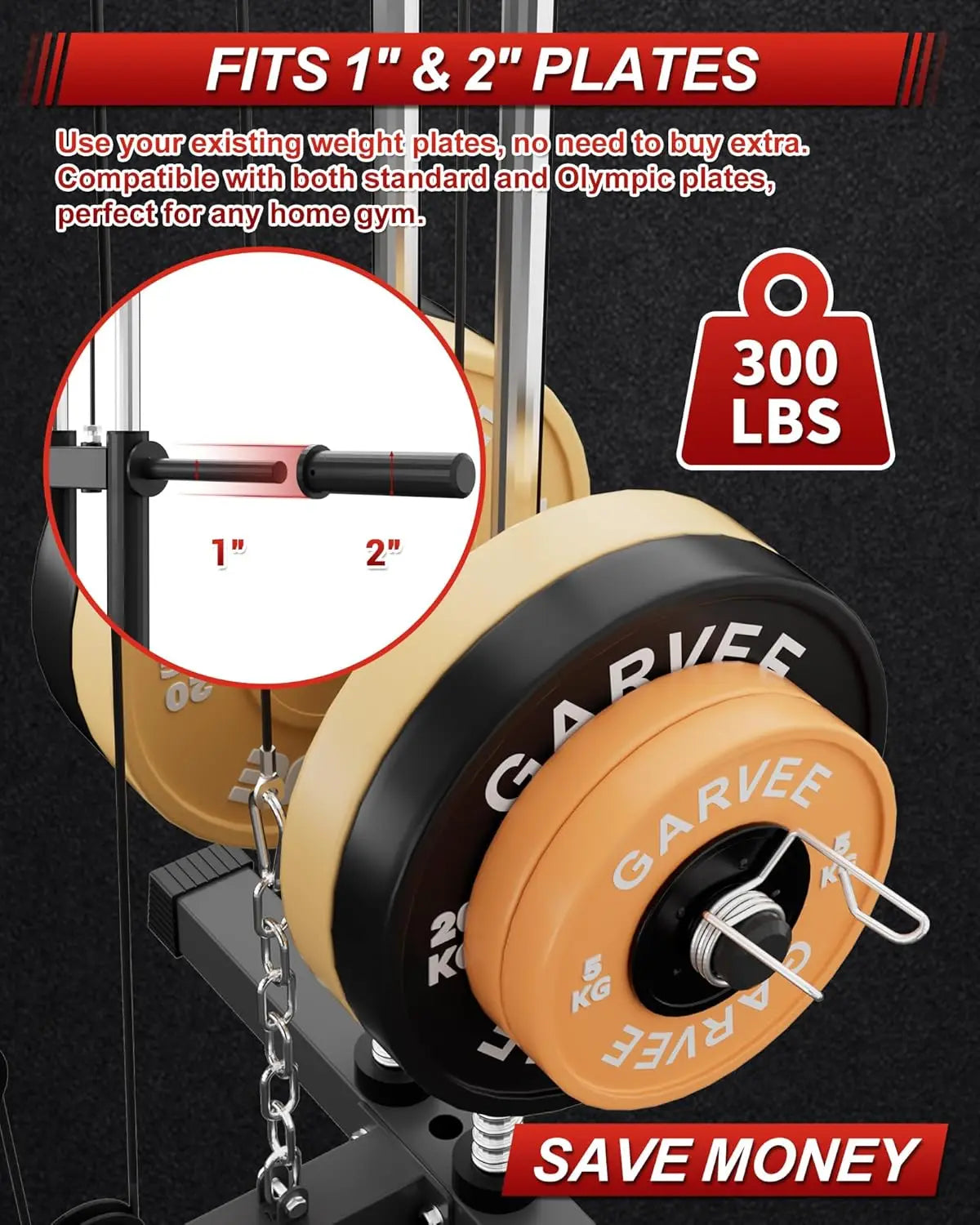 Home Gym Workout Equipment for Strength Training, Full Body, Chest Press, LAT Pull down, Leg Extension & Cable System