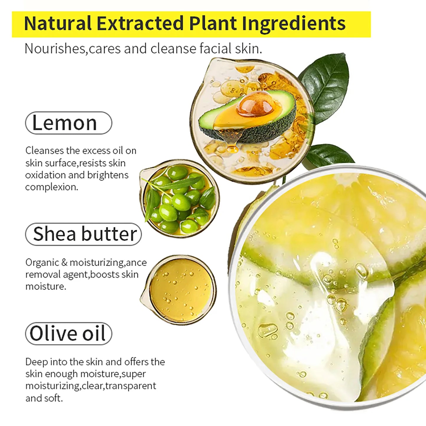 Dark Spots and Acne Remover Soap Bar, Whitening Skin with Natural Lemon, Olive Oil, Face and Body Wash