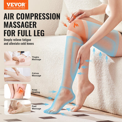 Air Compression Full Leg Massager for Circulation/ Swelling