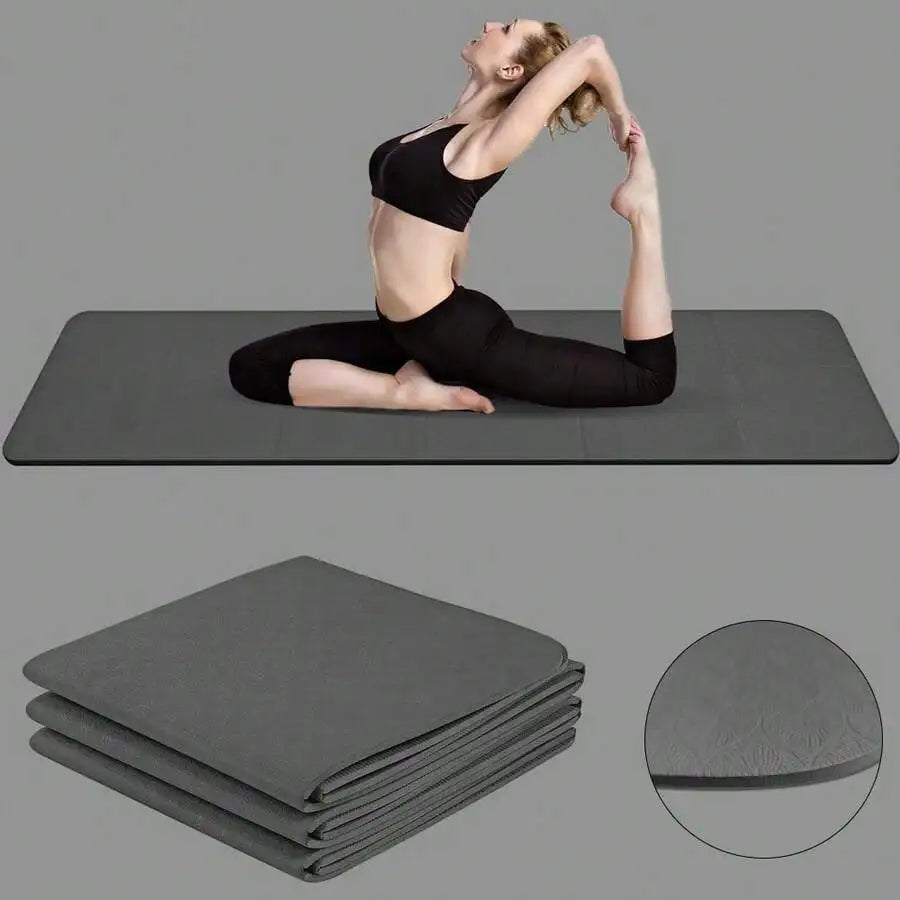1pc Folding Yoga Mat Thick Water Proof Comfortable No-Slip Yoga Mat