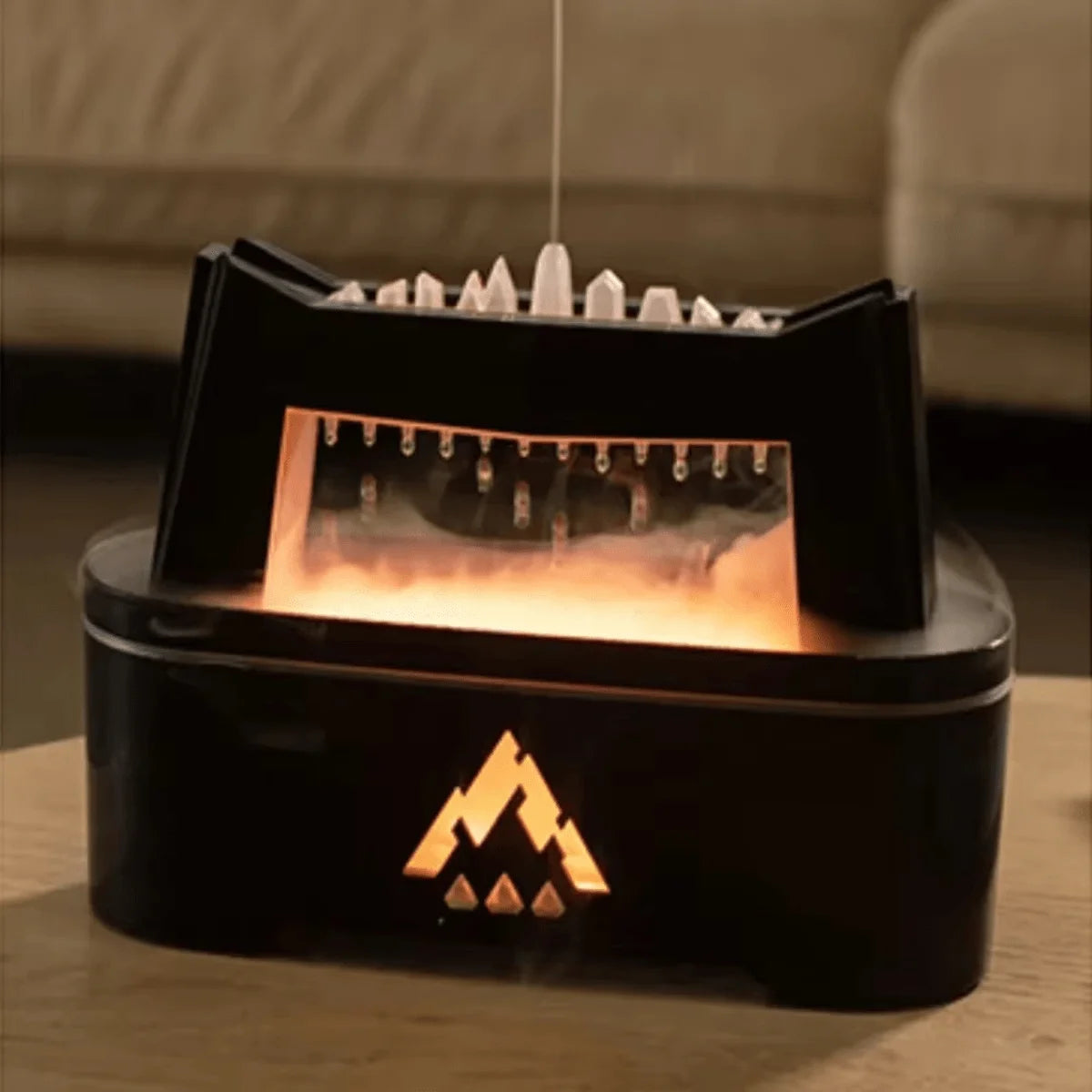 Water droplet rain sound aromatherapy diffusion humidifier, suitable for bedrooms, yoga studios